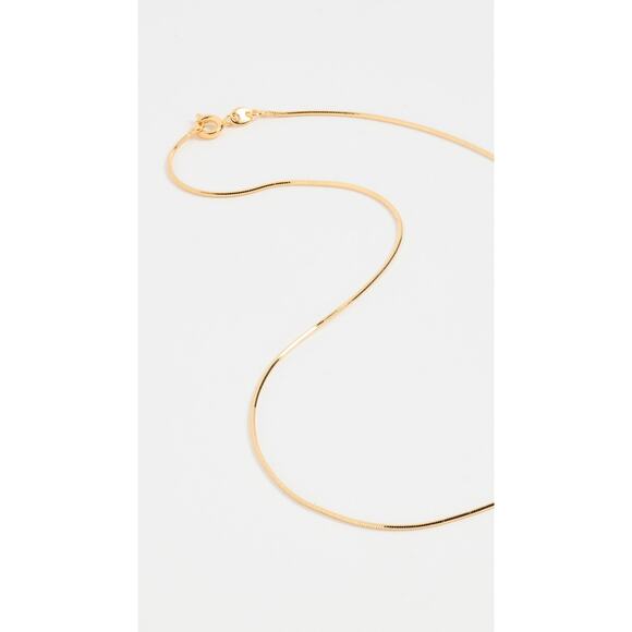Alexa Leigh Mini Snake Necklace Gold - One Size - Picture 3 of 4